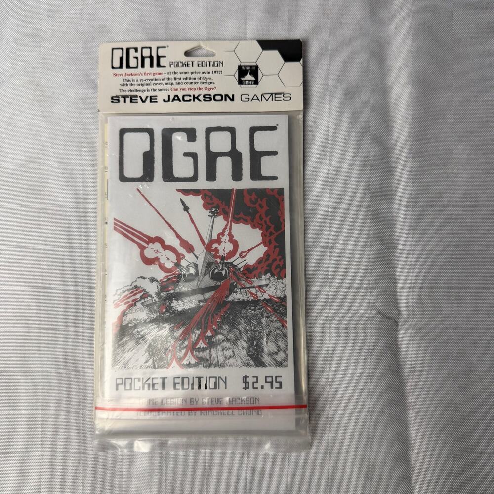 Ogre Pocket Edition Steve Jackson Games 2013 1st Print Sealed OOP Wargame